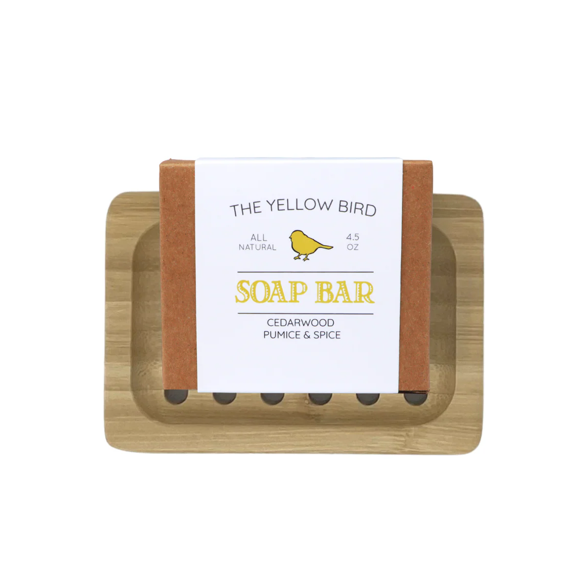 Cedarwood, Pumice & Spice Soap Bar - Image 4