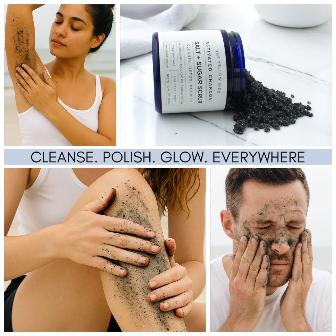 Charcoal Salt & Sugar Scrub - Image 3
