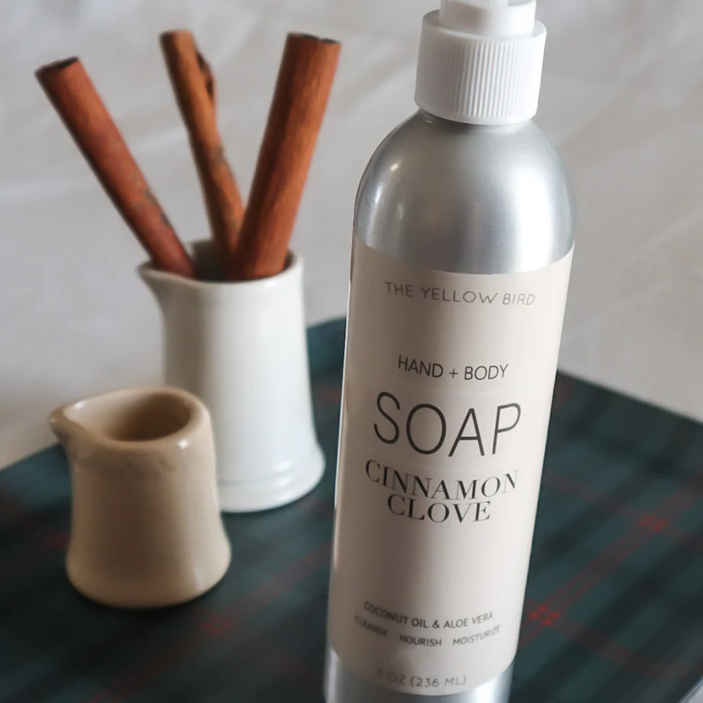Cinnamon Clove Liquid Hand Soap and Body Wash - Image 4