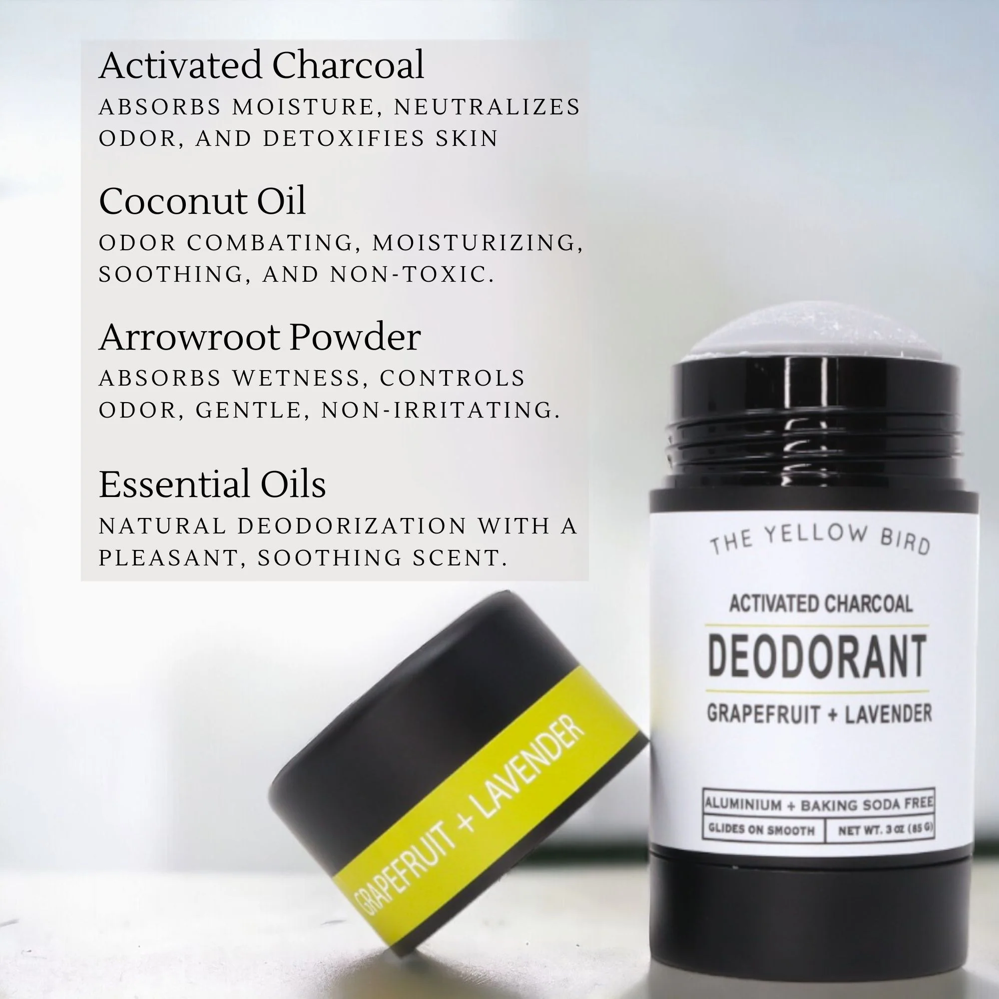 Natural Grapefruit Lavender Deodorant - Image 3