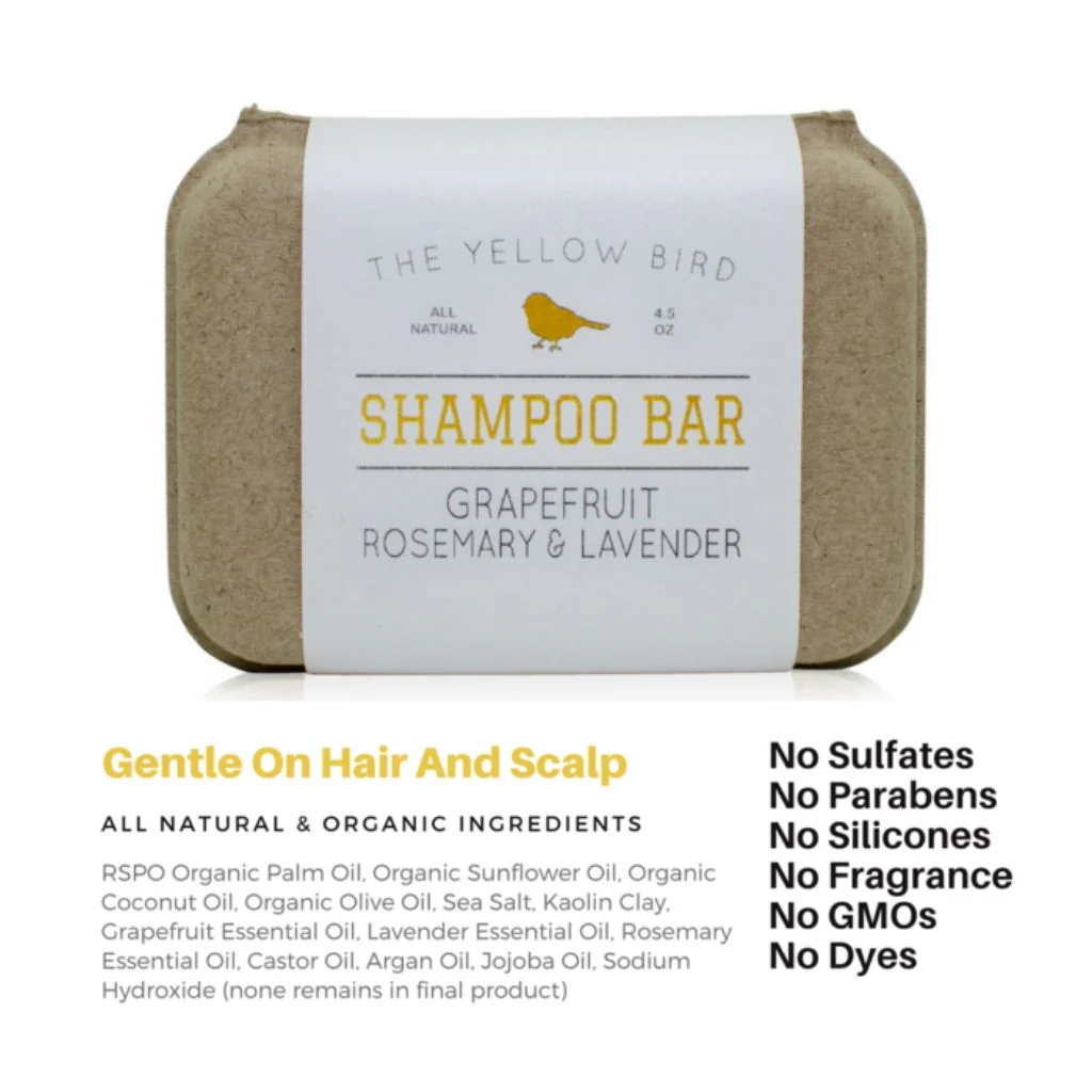 Grapefruit Rosemary Lavender Shampoo Bar - Image 5